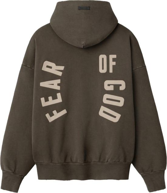 26FW 피어오브갓 후드 티셔츠 FEAROFGODCLASSICPOCKETHOODIE TAUPE - FEAR OF GOD