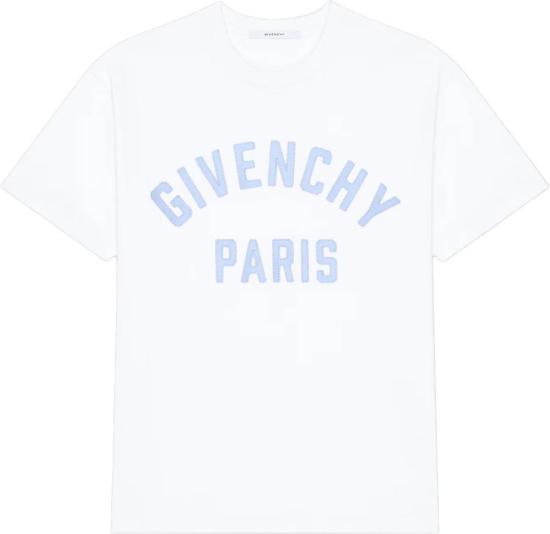 26FW 지방시 반팔 티셔츠 TSHIRTMETREGULIEREPASVORM1 WHITE
