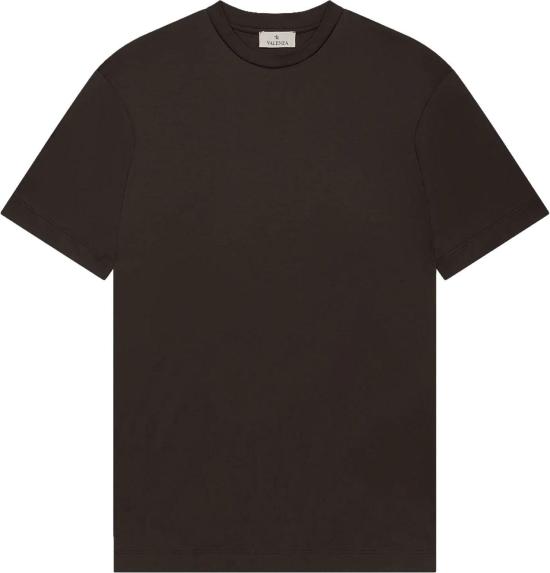 26FW Valenza 반팔 티셔츠 INTERLOCKSUPIMATEEEBONYBROWN