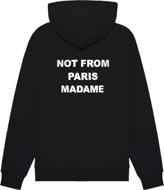 26FW 드롤드무슈 후드 티셔츠 SLOGANHOODIE1 BLACK - DROLE DE MONSIEUR