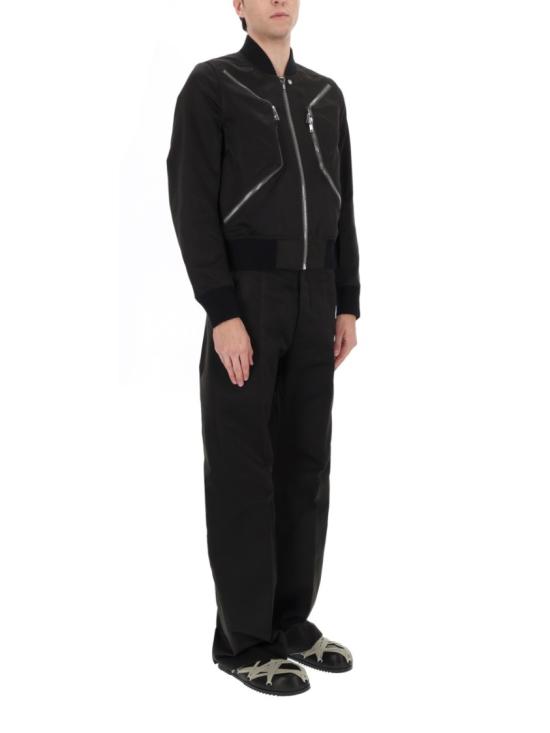 26SS 릭 오웬스 스트레이트 팬츠 RU01F2352 THD09 Black - RICK OWENS