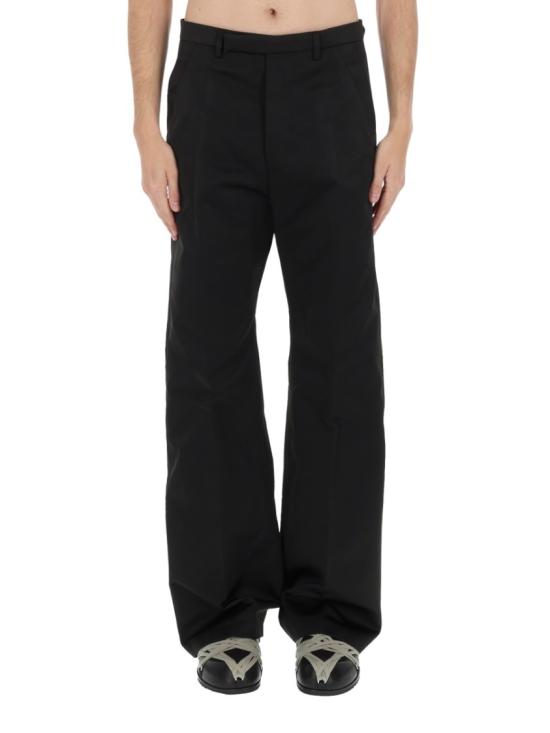 26SS 릭 오웬스 스트레이트 팬츠 RU01F2352 THD09 Black - RICK OWENS