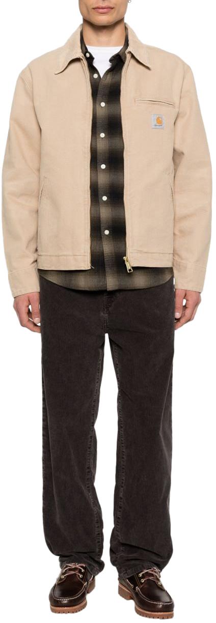 26SS 칼하트 언라인드 디어본 스톤 캔버스 디트로이트 자켓 I0348190ME4O BEIGE - CARHARTT