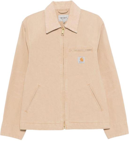 26SS 칼하트 언라인드 디어본 스톤 캔버스 디트로이트 자켓 I0348190ME4O BEIGE
