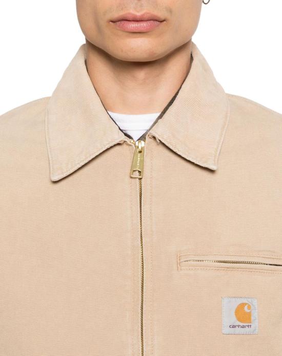 26SS 칼하트 언라인드 디어본 스톤 캔버스 디트로이트 자켓 I0348190ME4O BEIGE - CARHARTT