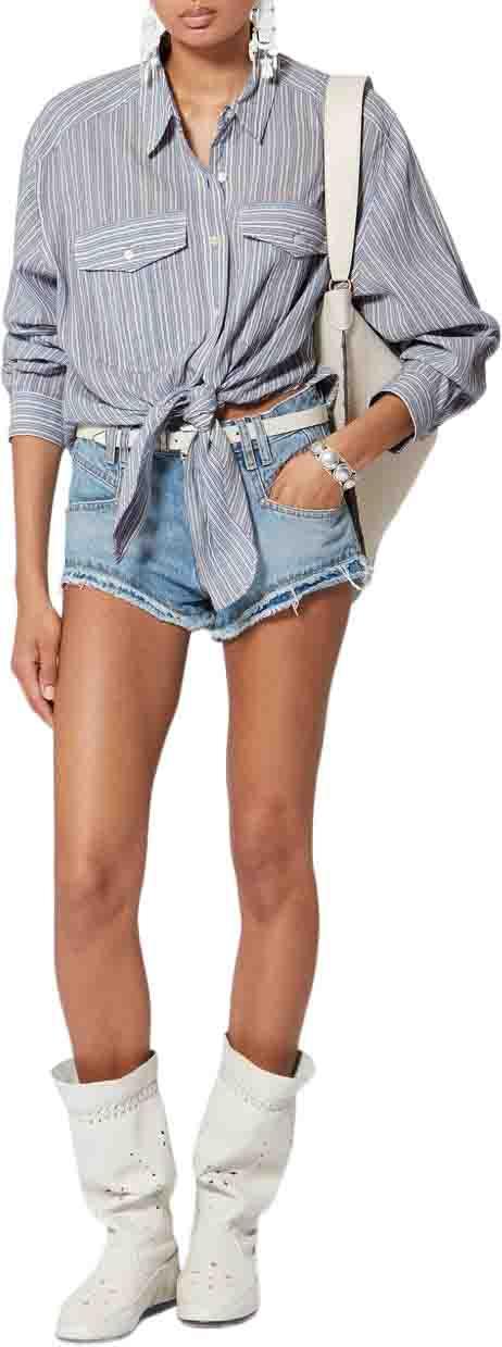 26SS 이자벨마랑 블라우스 CH0131FFD1I04E30BU LICHTBLUE - ISABEL MARANT