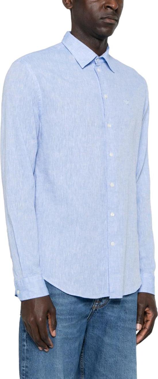 26SS 엠포리오 아르마니 셔츠 EM000099TE20550U9242 LICHTBLUE - EMPORIO ARMANI