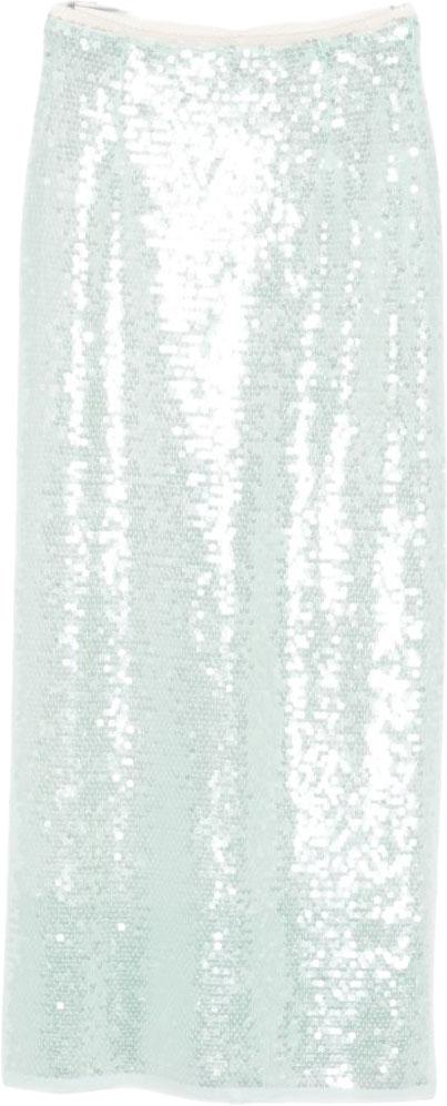26SS 포르테포르테 롱 스커트 14894MYSKIRTBREEZE LIME