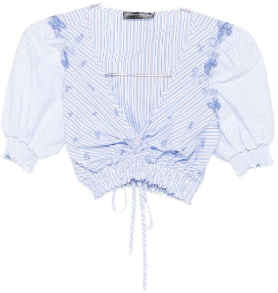 26SS 에르마노 설비노 블라우스 D484L602JXFR4804 LICHTBLUE