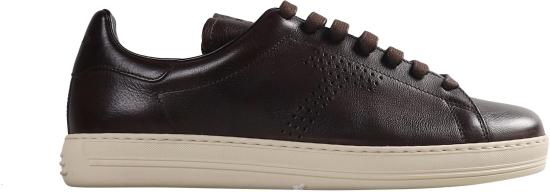 25FW 톰포드 스니커즈 SOFTSUPPLELEATHERWARWICKSNEAKERS BROWN