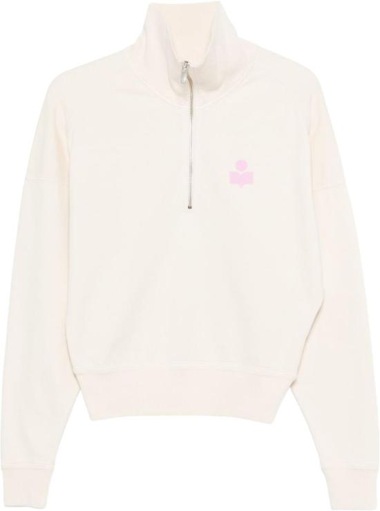 26SS 이자벨마랑 로스 로고 스웨트셔츠 SW0093FAD1M04EECPK WHITE