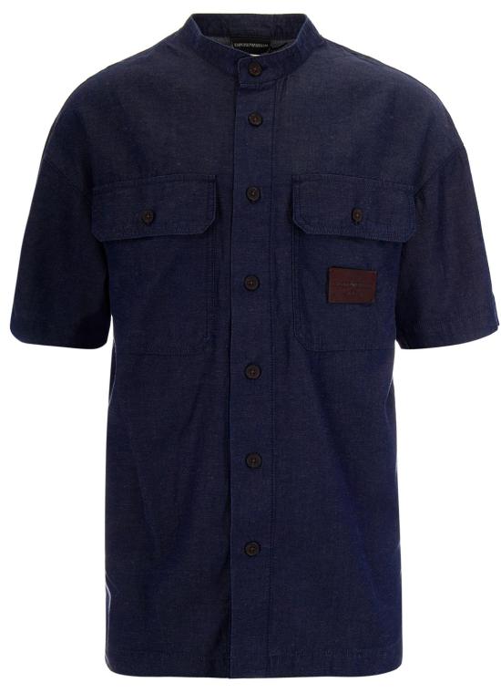 26SS 엠포리오 아르마니 셔츠 8059797887433 NAVY