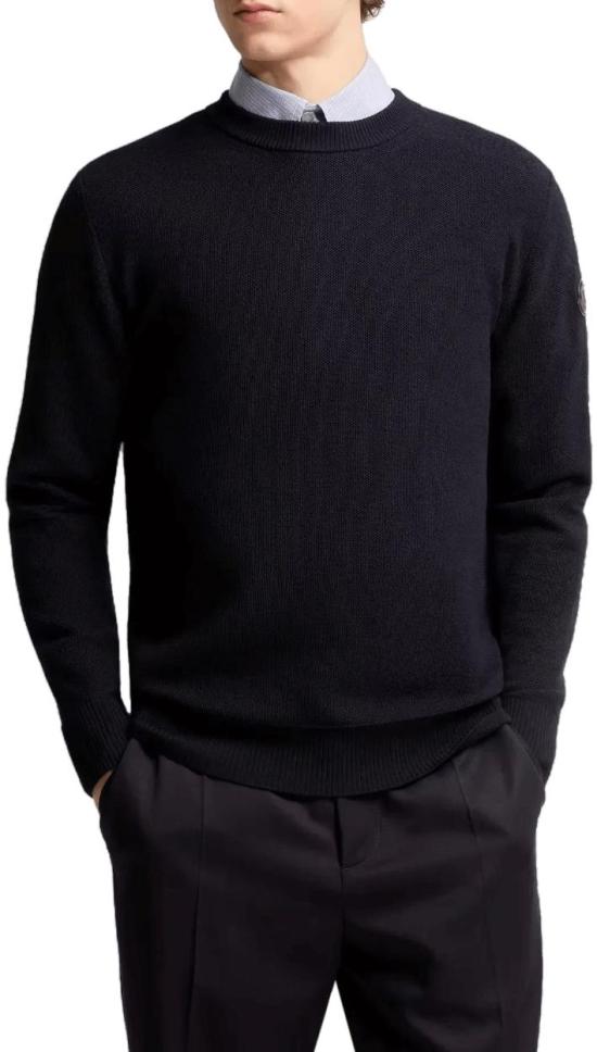 26SS 몽클레어 스웨터 MONCLERCREWNECK9C00007M1131778 BLACK - MONCLER