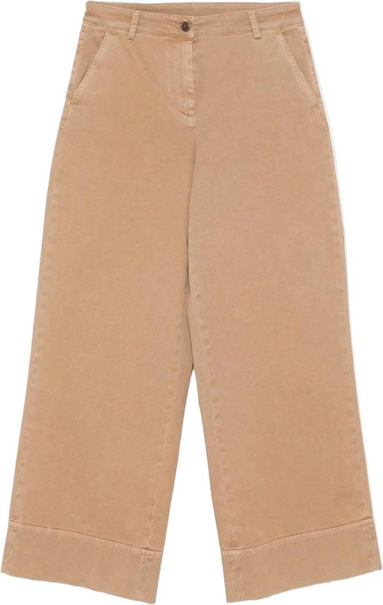 25FW 몽클레어 스트레이트 팬츠 MONCLERWIDELEGPANTSBEIGE