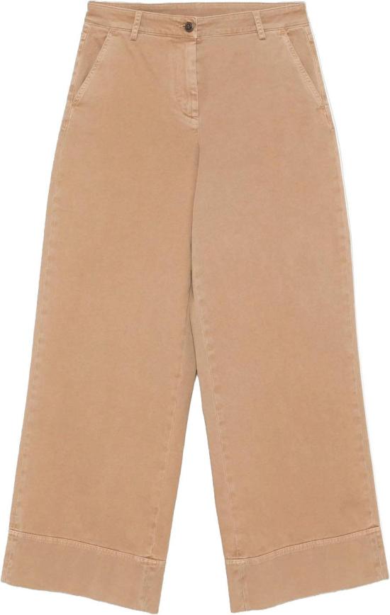 25FW 몽클레어 스트레이트 팬츠 MONCLERWIDELEGPANTSBEIGE