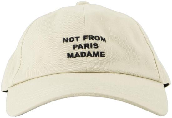 26FW 드롤드무슈 모자 LACASQUETTESLOGAN WHITE