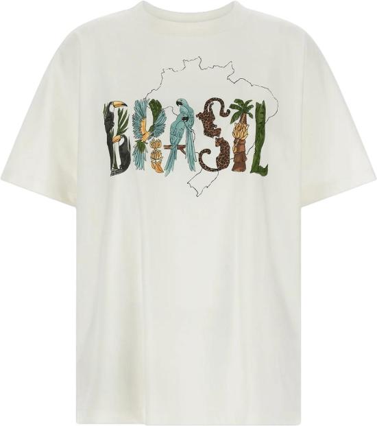26SS 팜 리오 탑 FARMRIOBRASILRELAXEDTSHIRT344380L0025 WHITE