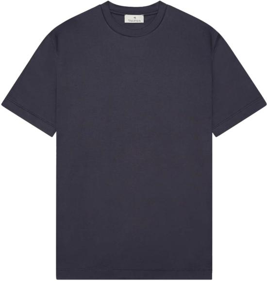 26FW Valenza 반팔 티셔츠 INTERLOCKSUPIMATSHIRTCOMET NAVY