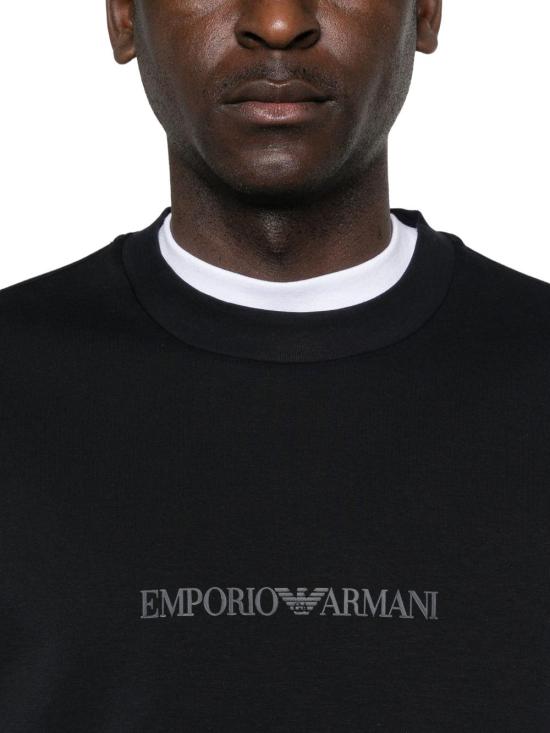 26SS 엠포리오 아르마니 스웨터 EM004541AF10013MB563 BLACK - EMPORIO ARMANI