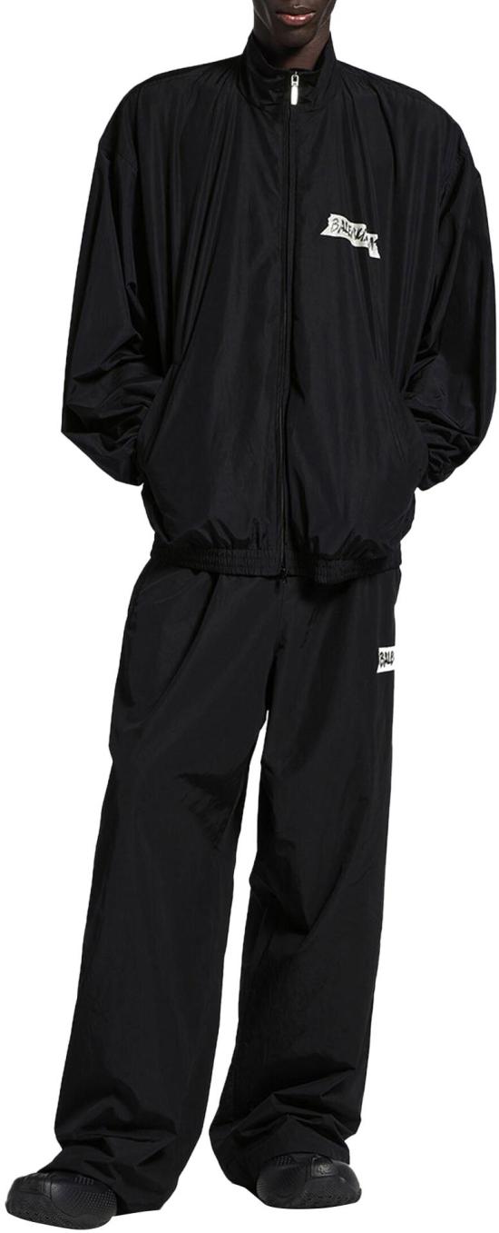 26SS 발렌시아가 트레이닝/조거 팬츠 MASKINGTAPETRACKPANTS BLACK - BALENCIAGA