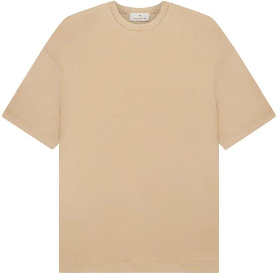 26FW Valenza 반팔 티셔츠 INTERLOCKSUPIMATEEHAZELNUT BEIGE