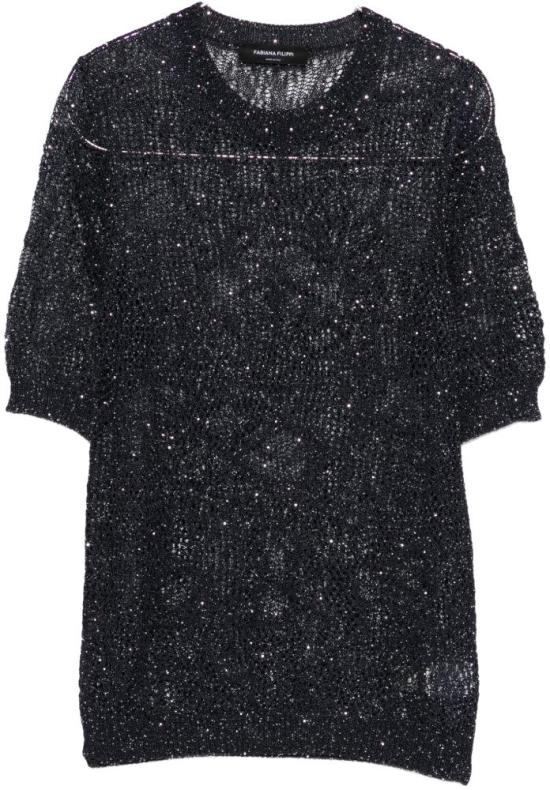 26SS 파비아나 필리피 탑 MAD276F131D8645146 NAVY