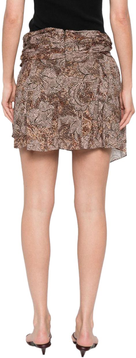 26SS 이자벨마랑 숏 스커트 JU0546FAD2J07I10OE BEIGE - ISABEL MARANT