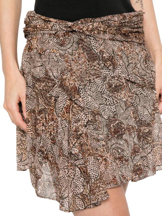26SS 이자벨마랑 숏 스커트 JU0546FAD2J07I10OE BEIGE - ISABEL MARANT