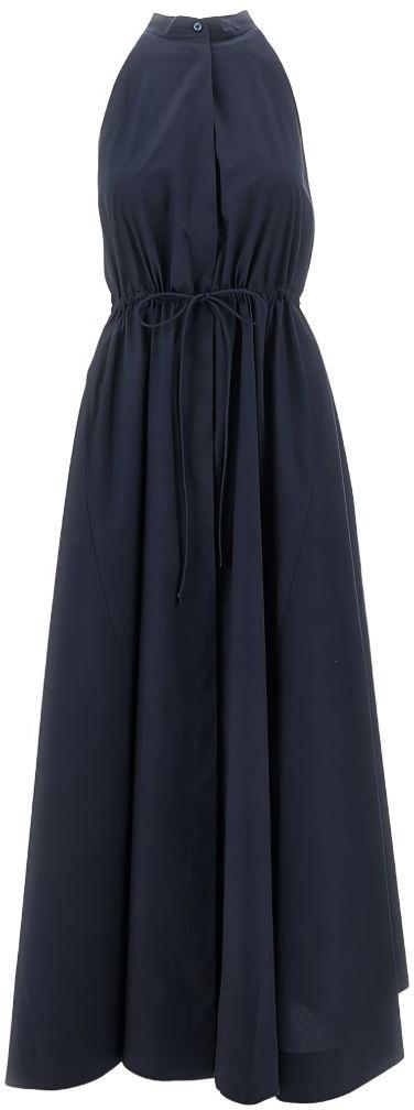 26SS 엠포리오 아르마니 롱 원피스 EW003115AF10010UB130 NAVY