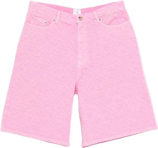 26SS 카사블랑카 숏팬츠 LASERMONOGRAMDENIMSHORTSPINKLASER