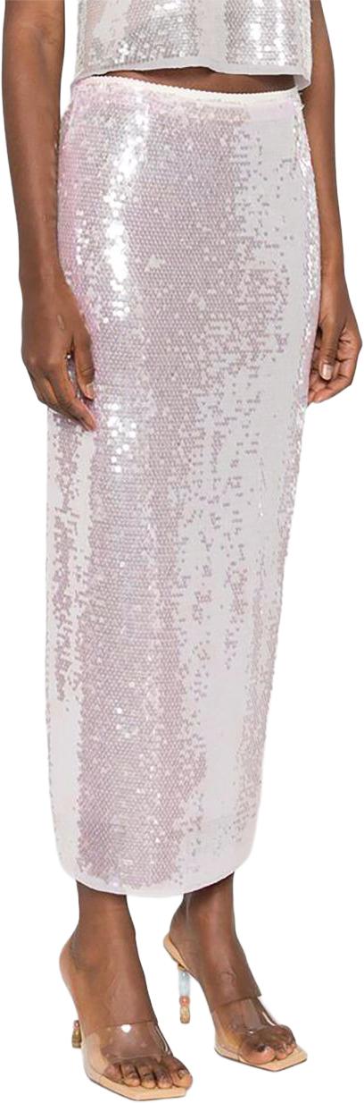 26SS 포르테포르테 롱 스커트 14894MYSKIRTCHARME SILVER - FORTE FORTE