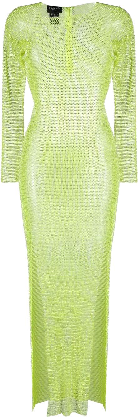  산타 브랜즈 롱 원피스 DIAMONDMAXIDRESSGREEN LIME