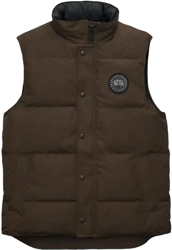 26SS 캐나다구스 패딩 조끼 MENSGARSONVESTBLACKLABELCRTERRATERRA BROWN