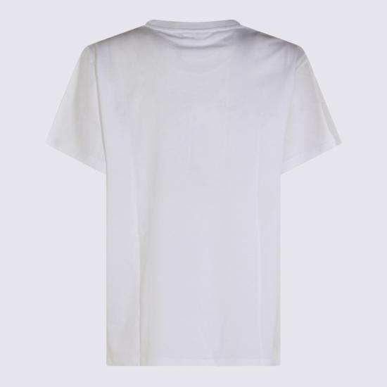 26FW 가니 반팔 티셔츠 A1050253 151 BRIGHT WHITE DOM - GANNI