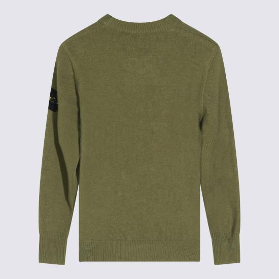 26FW [키즈] 스톤 아일랜드 니트/스웻셔츠 L2S165100002 S00M1V0055 SAGE - STONE ISLAND