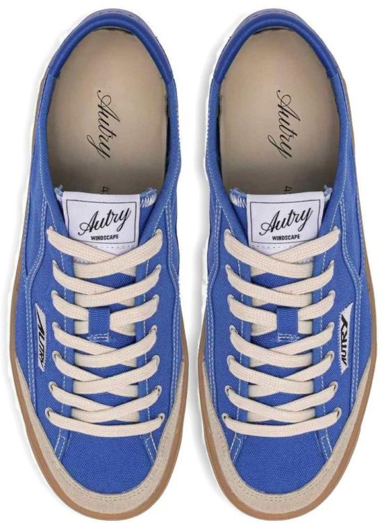 26SS 오트리 WINDSCAPE 로우 스니커즈 캔버스 SCLMCU06 BLUE - AUTRY