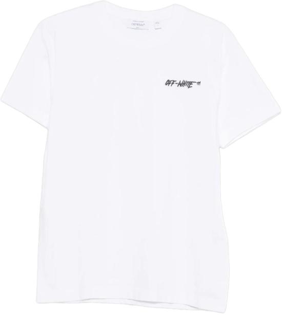 26SS 오프화이트 탑 OFFLOGOSSSLIMTEE44MAA027S26J009100 WHITE