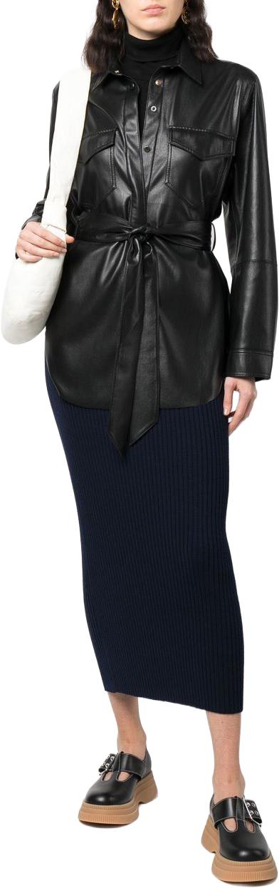  끌로에 롱 스커트 CHC22AMJ216504C4 NAVY - CHLOE