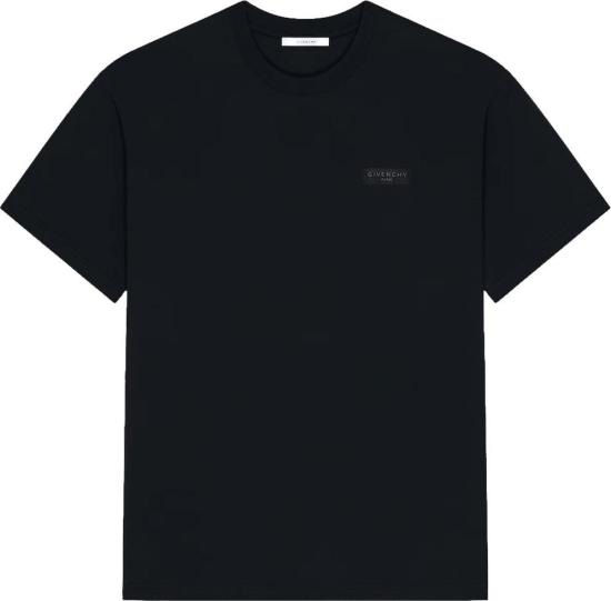 26FW 지방시 반팔 티셔츠 TSHIRTMETREGULIEREPASVORM BLACK