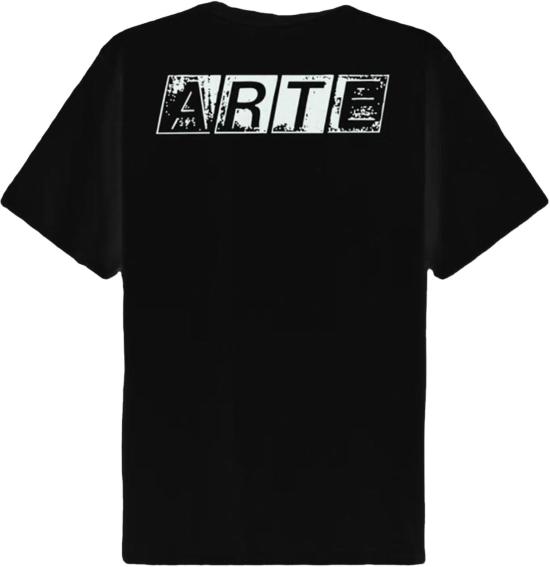 26SS 아르떼 앤트워프 탑 FADEDBACKPRINTTSHIRTBLACK