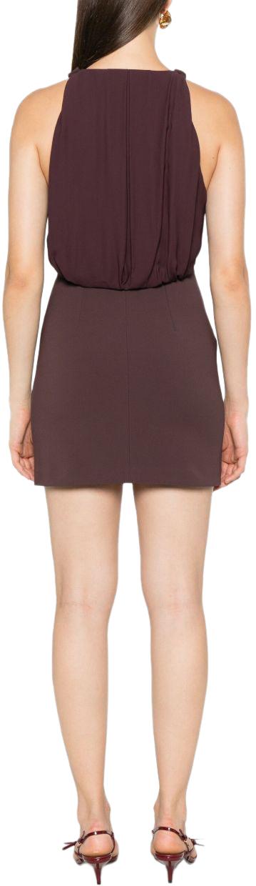 25FW 엘리자베타프랜치 미디 원피스 AB80856E2EA4 BROWN - ELISABETTA FRANCHI