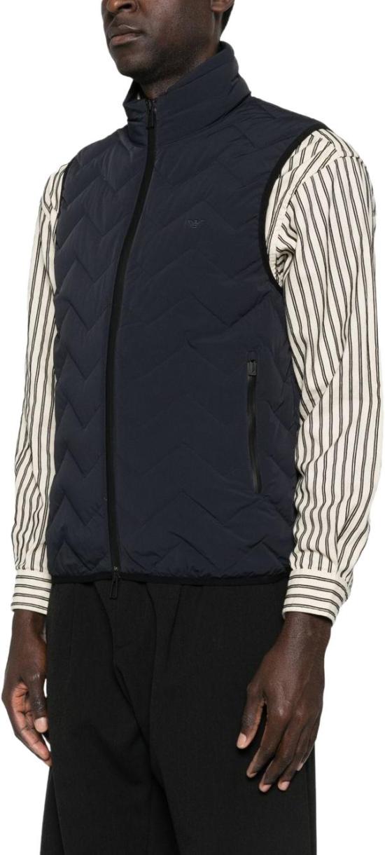 26SS 엠포리오 아르마니 패딩 조끼 EM004946AF18499UB118 NAVY - EMPORIO ARMANI