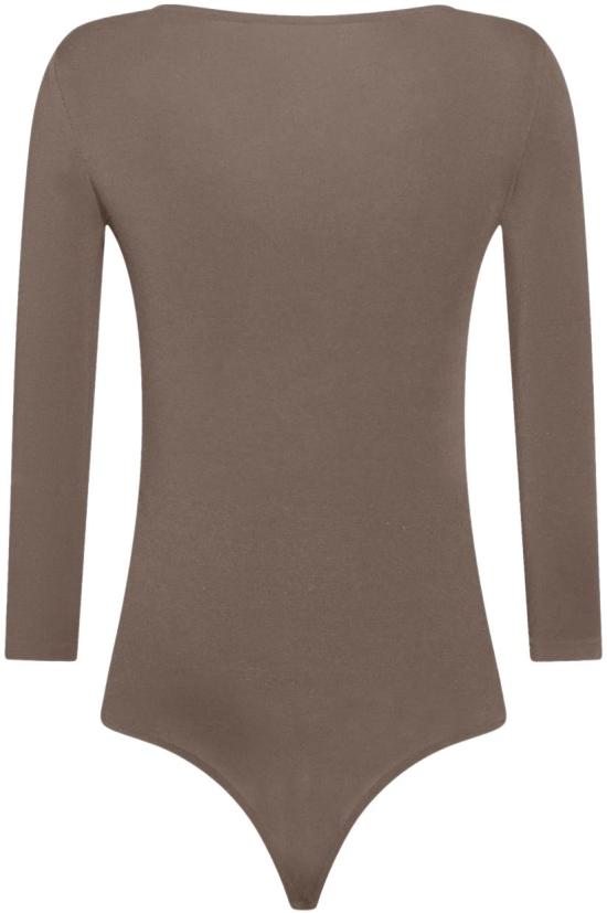 26SS 월포드 바디수트 티셔츠 760704877 TAUPE - WOLFORD