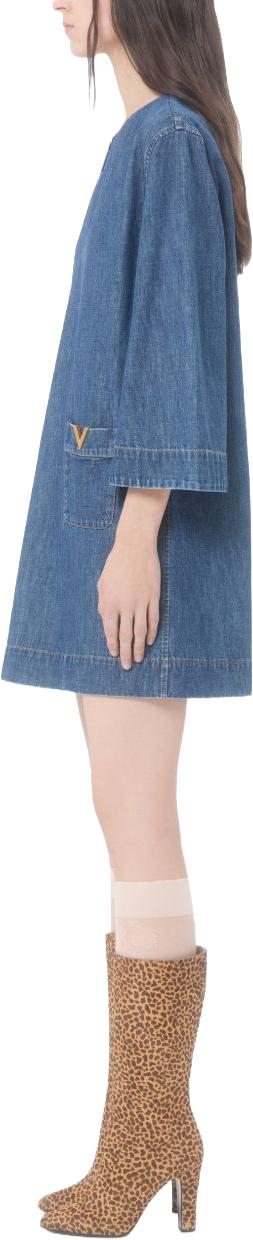 26SS 발렌티노 가라바니 숏 원피스 BDA03B9YA558 BLUE - VALENTINO GARAVANI