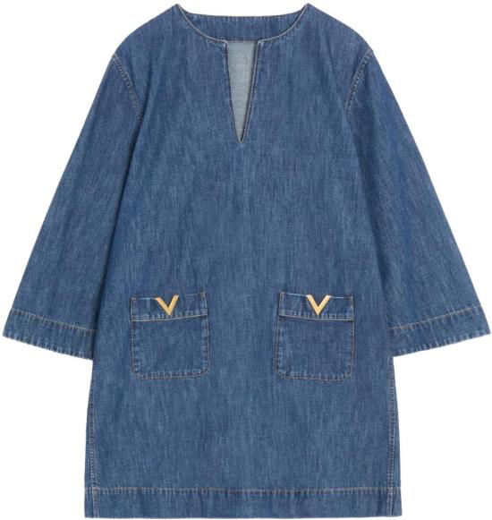26SS 발렌티노 가라바니 숏 원피스 BDA03B9YA558 BLUE