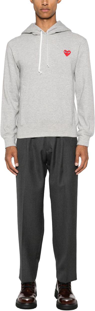 26SS 꼼데가르송 후드 티셔츠 AXT1701 LICHTGREY - COMME DES GARCONS