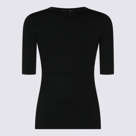 26FW 파비아나 필리피 반팔 티셔츠 JED216F603 L896825 Nero - FABIANA FILIPPI