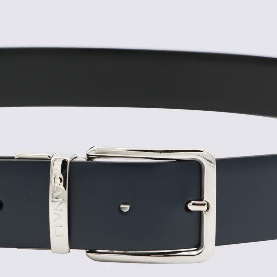 26FW 카날리 가죽 벨트 50C KA00528310 NAVY BLACK - CANALI