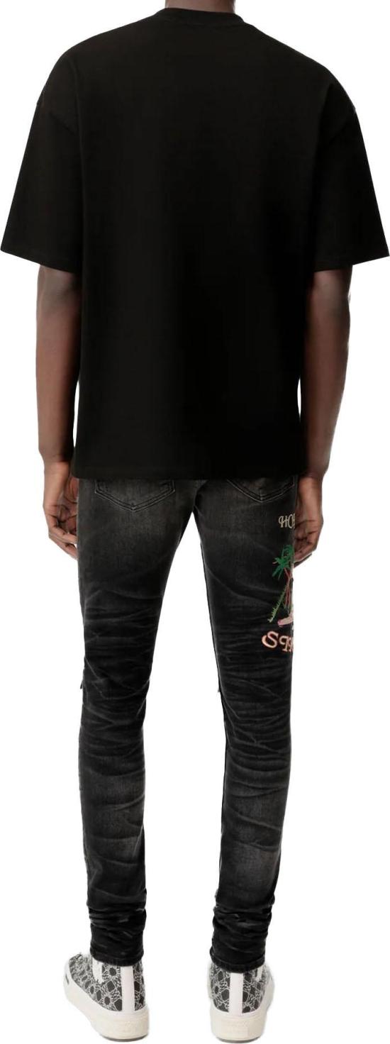 25FW 아미리 탑 AMIRIMASKATETSHIRT BLACK - AMIRI