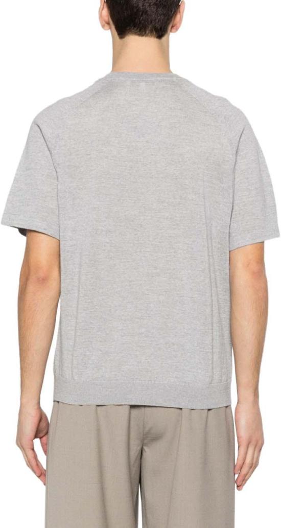 26SS 메종키츠네 스웨터 QM00804KT1181H150 LICHTGREY - MAISON KITSUNE